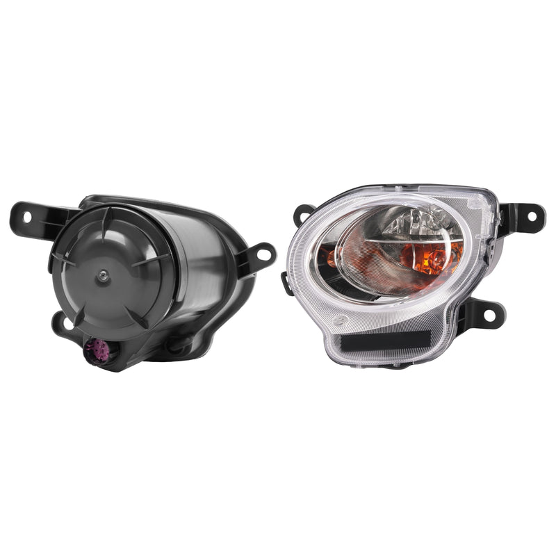 Turn Signal Light Left With Bulb Chrome Trim Parking Lamp for Fiat 500 2012-2017
