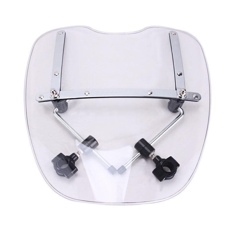 Detachable Windshield Windscreen for Harley Dyna Softail Sportster XL 883 1200