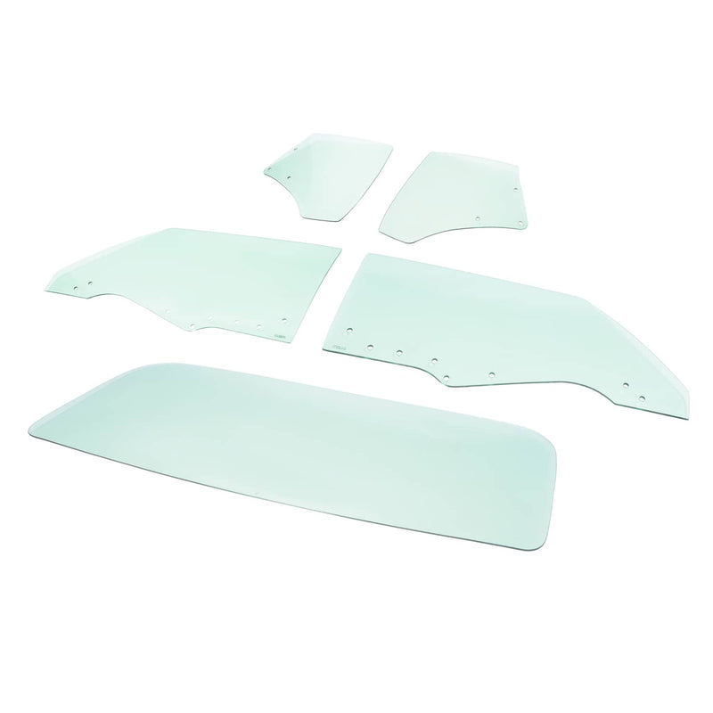 DURAFORCE Rear Side Window Glass for Chevrolet Chevelle 1970-1972 2 Door 5 Pcs