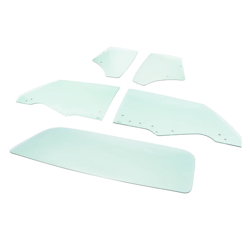 DURAFORCE Rear Side Window Glass for Chevrolet Chevelle 1970-1972 2 Door 5 Pcs