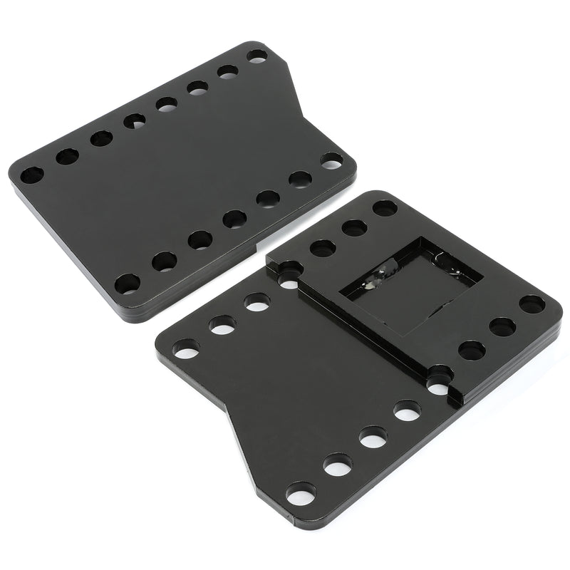 Universal Black Steel Snowplow Mount Drop Brackets Lift Extension Kit Part