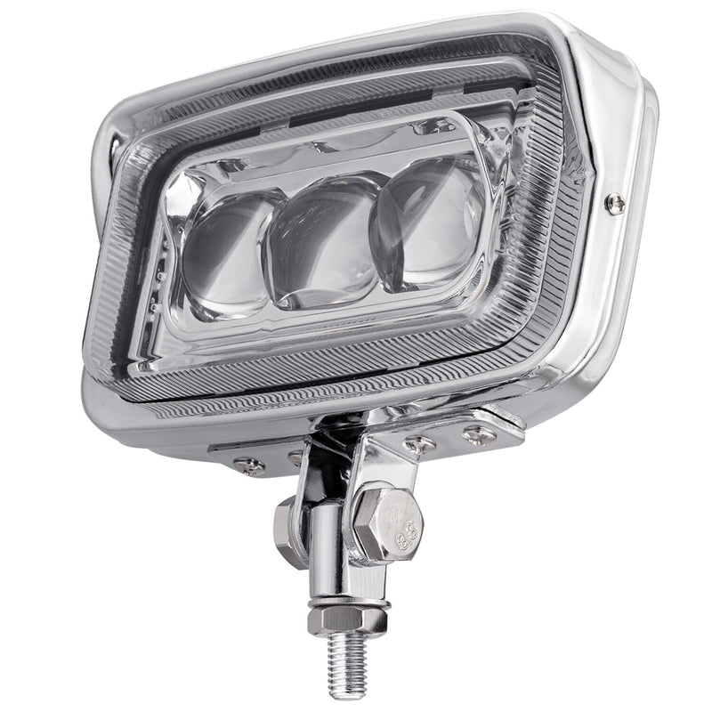 Front Headlight Rectangle LED Lamp Hi/Lo for Harley Honda Cafe Racer Custom