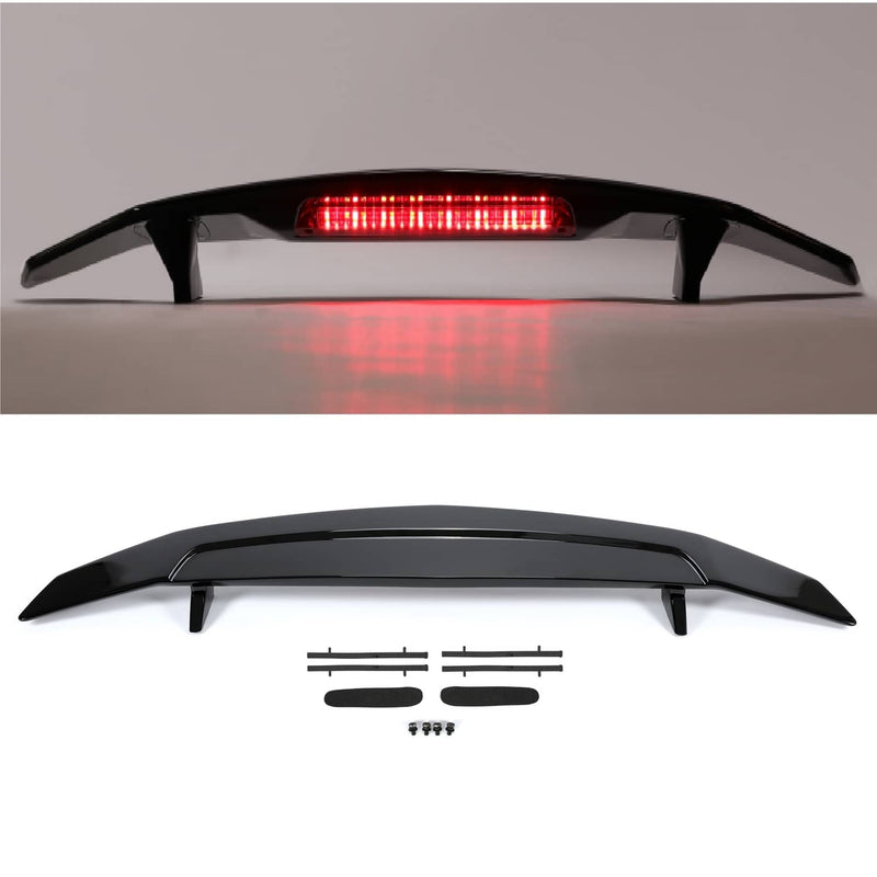 DURAFORCE R Style Trunk Spoiler Wing with LED Light for Honda Civic X 10th Gen 2016-2021