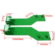 DURAFORCE Mounting Brackets Weld On Quick Tach for John Deere 120E 120R 200CX 200X Tractor