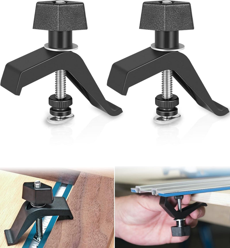 KMA7520 Track Clamps for Kreg Accu-Cut Saw Guide Clamp Trak Mini Trak 2 Pack