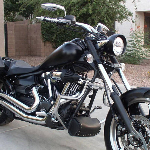 DURAFORCE Chrome 1 1/4 Highway Guard Crash Bar for Harley FLSTC Heritage Softail 00-17