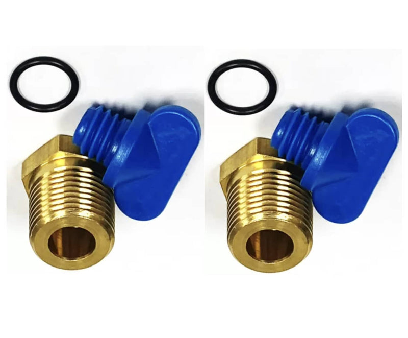 DURAFORCE 479956 19215 Exhaust Manifold Drain Plug Kit for Volvo Penta 4.3-8.2L 2 Pieces