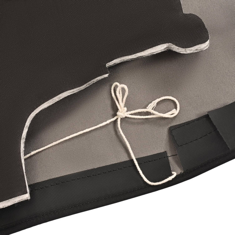 DURAFORCE Convertible Top Glass Window for Toyota Solara 2004-2009 08 Black Twill Vinyl