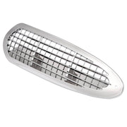 DURAFORCE Chrome Hood Side Grille Air Intake Vent Cover ABS for Freightliner M2 2002-2018