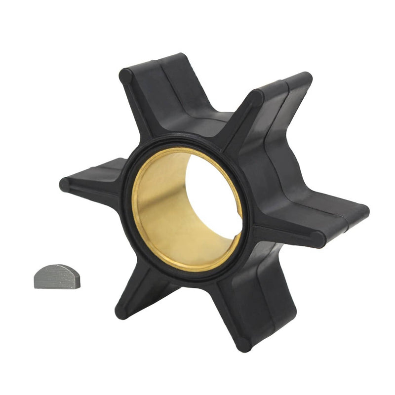 DURAFORCE 17461-95201 Water Pump Impeller With Key for Suzuki Outboard 2 Str 35-85 HP