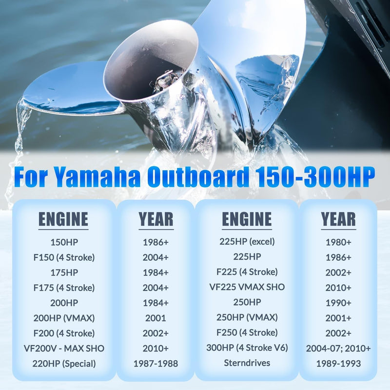 6E5-45987-01 Propeller Installation Hardware Kit for Yamaha 150-300HP Outboard