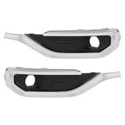 DURAFORCE Fog Light Trim Bezel Chrome for GMC Acadia 2017-2019 Passenger Driver Side