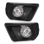 DURAFORCE Clear Fog Light for Chevy Colorado 2021-2022 With Bezel Relay Switch Bulb Pair