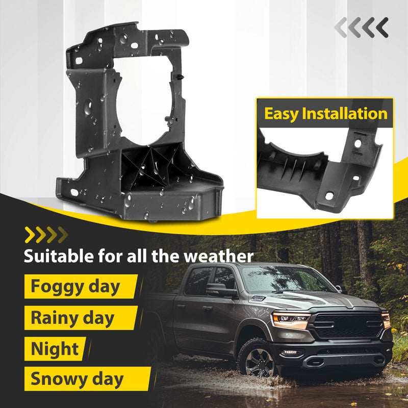 68403915AA Fog Light Lamp Bracket Kit for Ram 1500 2019-2024 Driver Passenger
