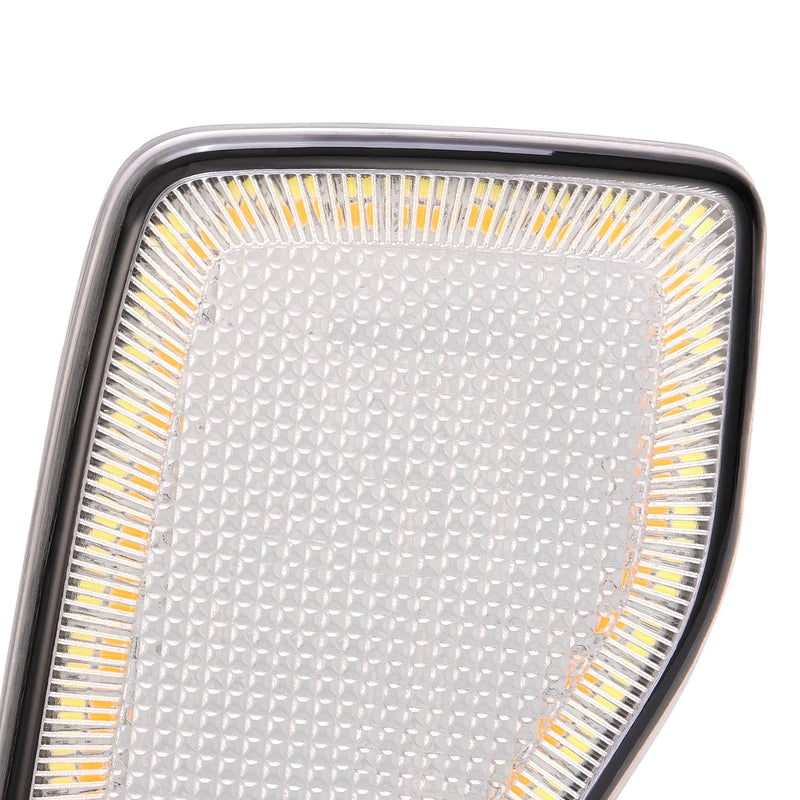 DURAFORCE Switchback LED Side Marker Signal Lights Clear Lens for HUMMER H3 2005-2010 Pair
