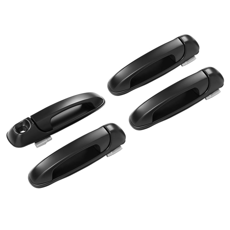 Exterior Door Handle Set for Dodge Ram 1500 2002-2011 Front Rear 4 Pieces