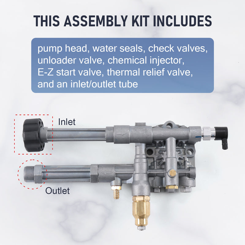 RMW 2.2G24 Complete Pump Head Assy for SRMW 2.2G26 Pumps AR42518