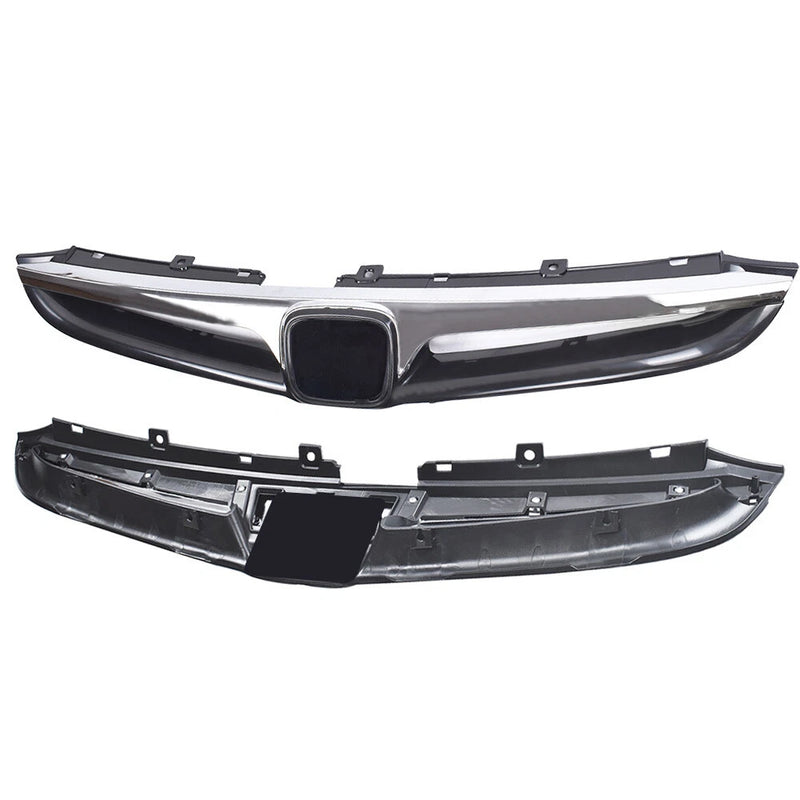 Fit 2006-2007 Honda Accord 4dr Sedan Front Bumper Chrome Grille Grill Assembly