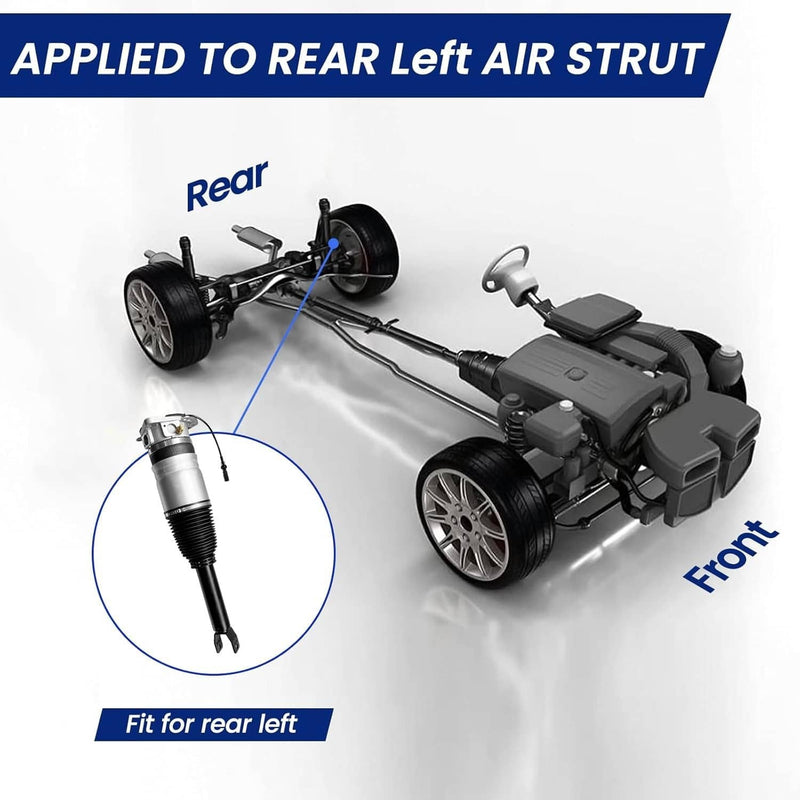 Pair Rear Air Suspension Shock Struts for Bentley Continental Flying Spur