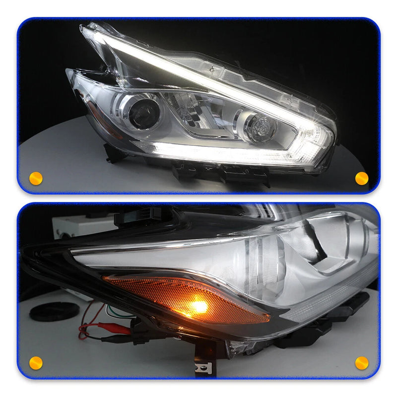 For 2015-2018 Nissan Murano Full LED Headlight Headlamp Right Passenger Side