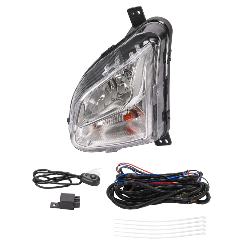 Bumper Fog Light With Signal Lamp Left Driver for Chevy Equinox 2018-2021 With W