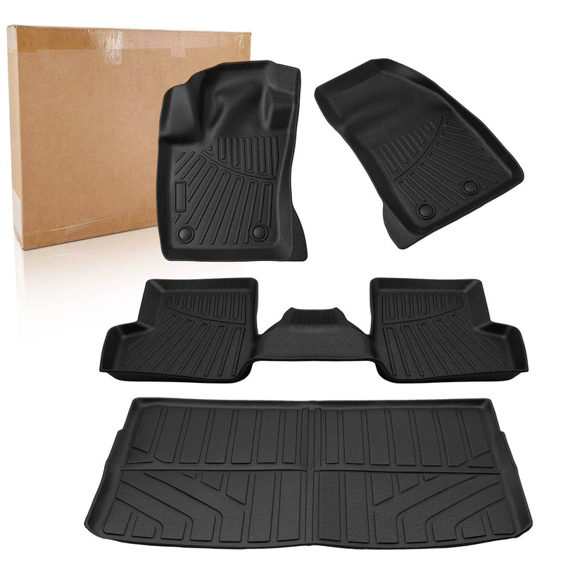 All-Weather Floor Mats & Trunk Cargo Liner for Jeep Renegade 2015-2023 5Door SUV
