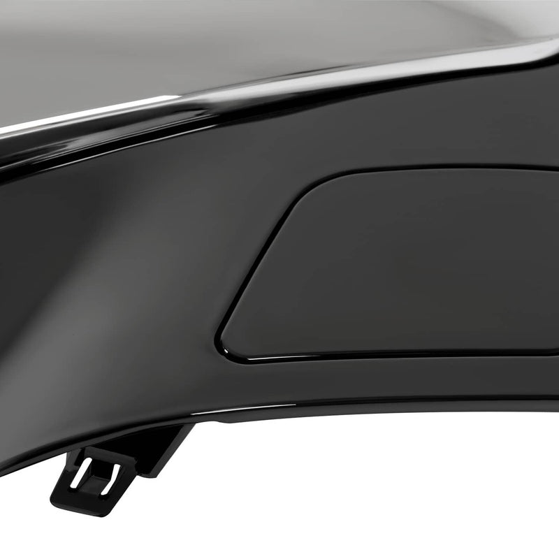 DURAFORCE Chrome Grille Molding Trim ABS for Nissan Versa S SV SR Sedan 2020-2022