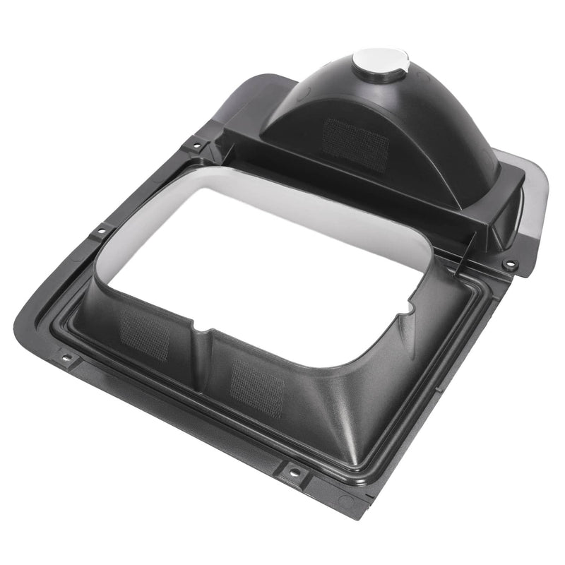 DURAFORCE Headlight Headlamp Bezel Pair With Corner Parking Light for Dodge Pickup Truck