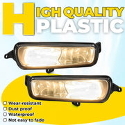 DURAFORCE Fog Lights W/Bulb Clear Lens for Ford Transit 2020-2026 Focus 2015-18 LH&RH Pair