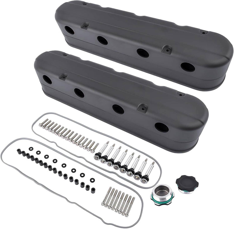 Aluminum Valve Covers with Coil Mounts for Chevy LS LS1 LS2 LS3 LS6 LS7