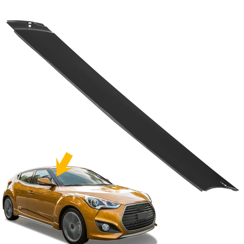 #861802V000 Right Side Windshield Pillar Molding for Hyundai Veloster 2012-2017