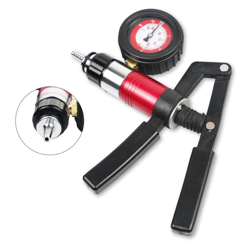 Hand Held Vacuum Pressure Pump Tester Brake Fluid Bleeder Tool 21pcs
