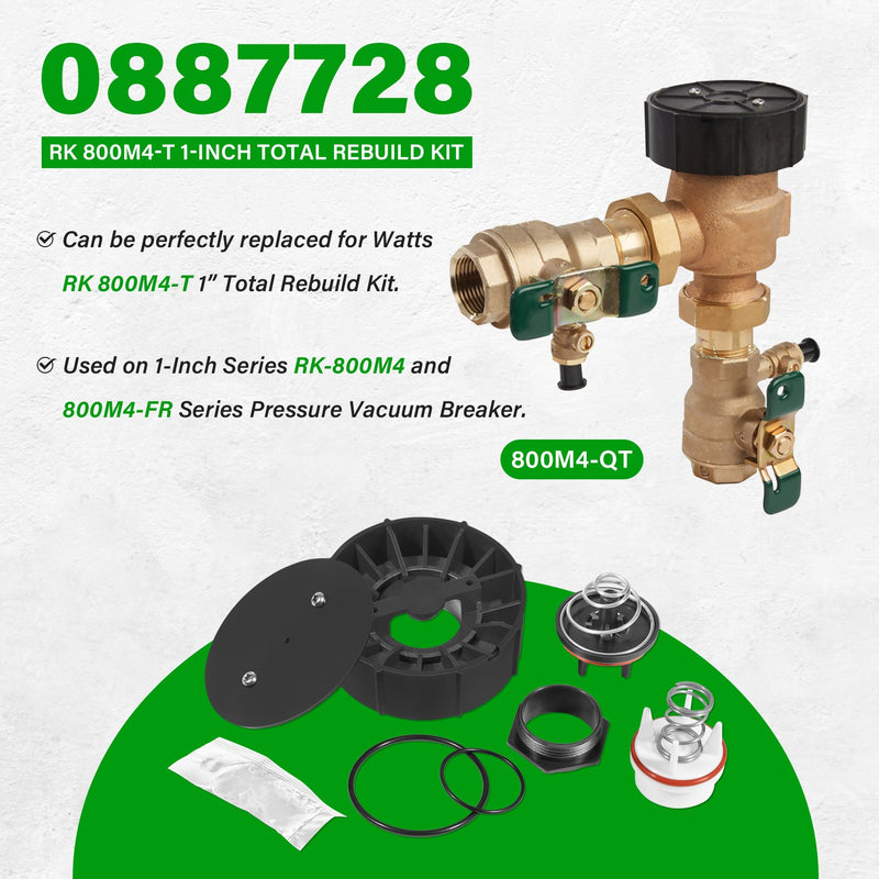 0887728 Repair Kit Replacement for Watts 1 in 800M4 Total Repair Kit 800M4 FR