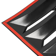 DURAFORCE Rear Window Louver Sun Shade Cover for Ford Fusion 2013-2020 Matte Black Tape