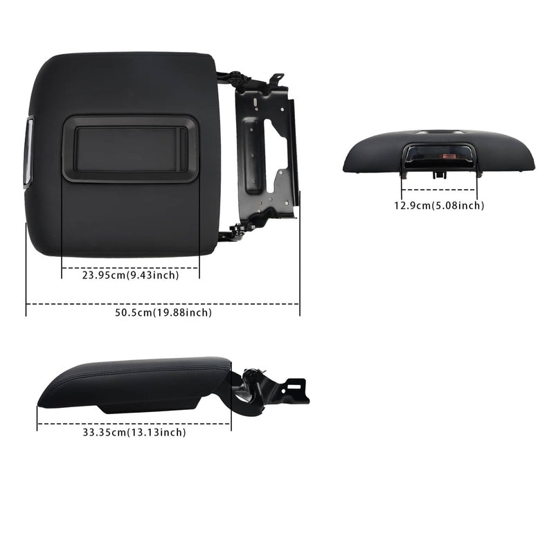 Leather Center Console Armrest Lid for Chevrolet Tahoe 2015-2019 0227083AA