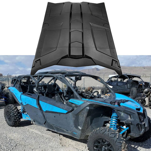 DURAFORCE Plastic Hard Roof Top for Can Am Maverick MAX X DS Turbo R RR 4 Seater 4 Piece