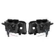 DURAFORCE LED Tube Projector Headlights Headlamp Black for Chevrolet Camaro 2010-2013 Pair