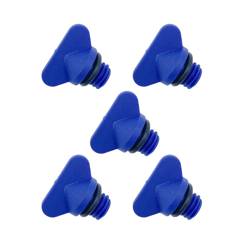 8M2000874 Block Drain Blue Plug Kit for Mercruiser 22-806608A1 Manifold 5Pcs