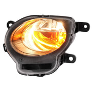 DURAFORCE Black Front Left Driver Side Turn Signal Light Parking Lamp for Fiat 500 2012-17