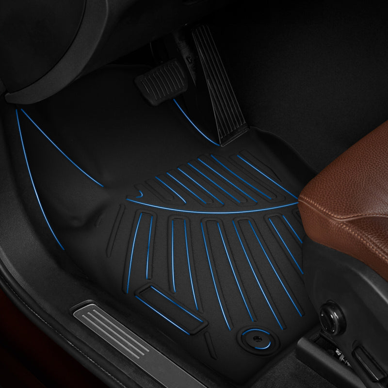 Floor Mats Trunk Cargo Liner Full Set for Mazda CX-90 7 Seaters 3 Row 2024-2025