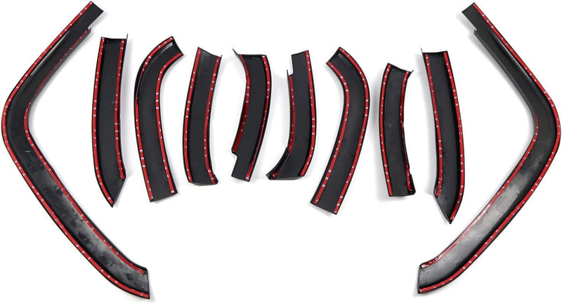 Wheels Fender Flares Cover Protector Molding for Jeep Compass 2011-2018 10PCS