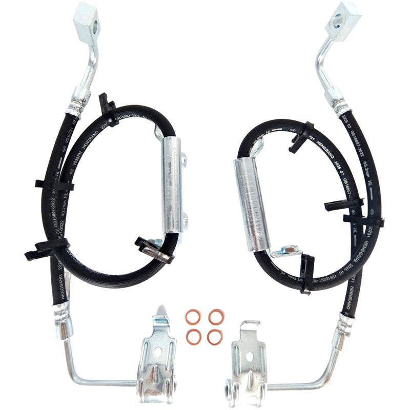 Front Left And Right Brake Hydraulic Hose for Jeep Wrangler 2007-2017 SUV Engine