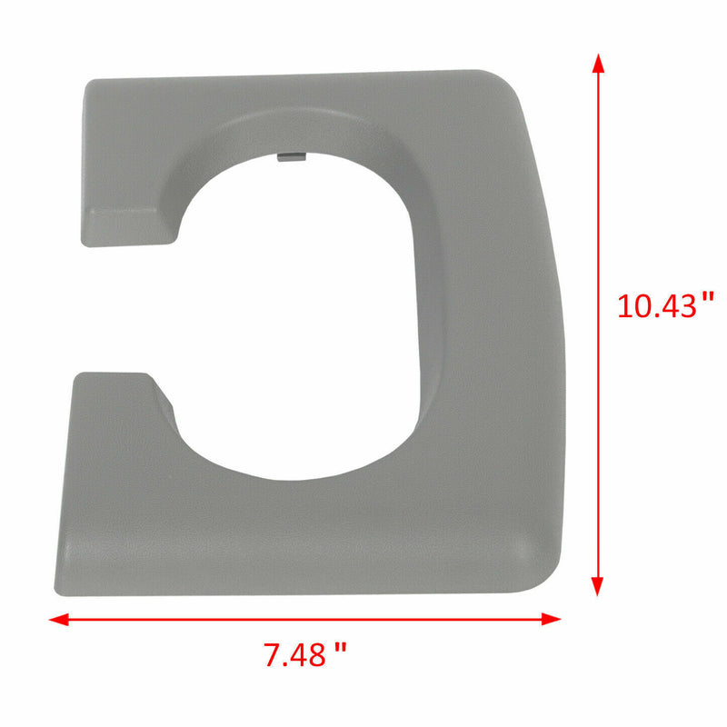 Center Console Cup Holder Pad Replacement for Ford F150 F-150 2004-2014 Gray