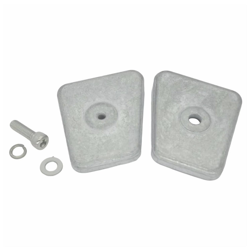DURAFORCE 434029 Anode Zinc Double Plate for Johnson Evinrude 20HP-35HP 1991-2005