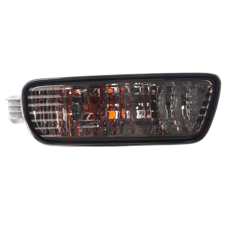 Front Bumper Smoked Turn Signal Lights Lamps for Toyota Tacoma 2001-2004 Pair