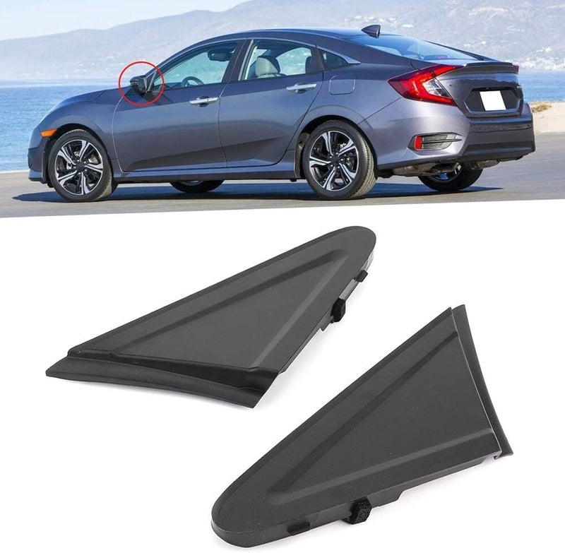Front Exterior Pillar Left Right Corner Trim Fit for Honda Civic 2012-15 75490