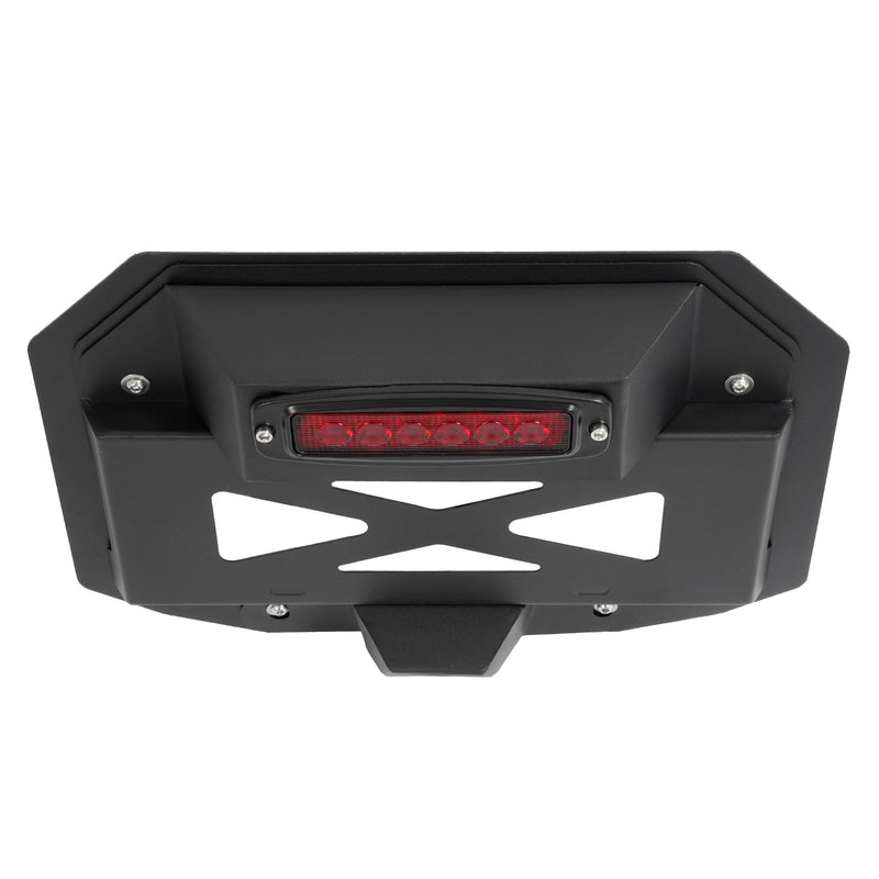 Spare Tire License Plate With Third Brake Light for Jeep Wrangler JK 2007-2018
