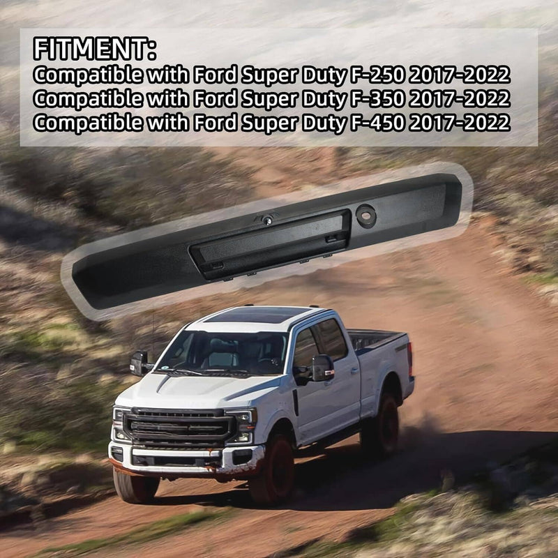 Tailgate Handle with Rear View Backup Camera for Ford Super Duty 2017-2022
