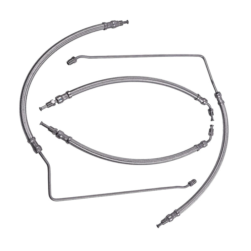 Trim Tilt Hydraulic Ram Cylinder Hose Kit for Mercruiser Alpha 1 2 Bravo 1 2 3