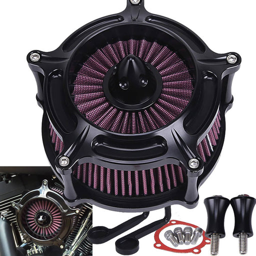 DURAFORCE Air Cleaner Intake Filter Kit for Harley Dyna FXD FXDL FXDWG FXDX 1993-2017